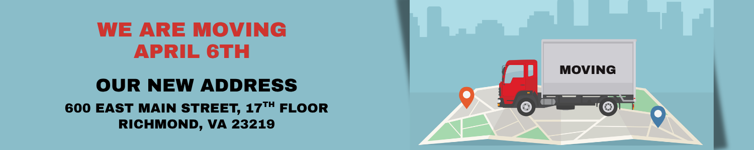 moving to 600 East Main Street Richmond VA 23219